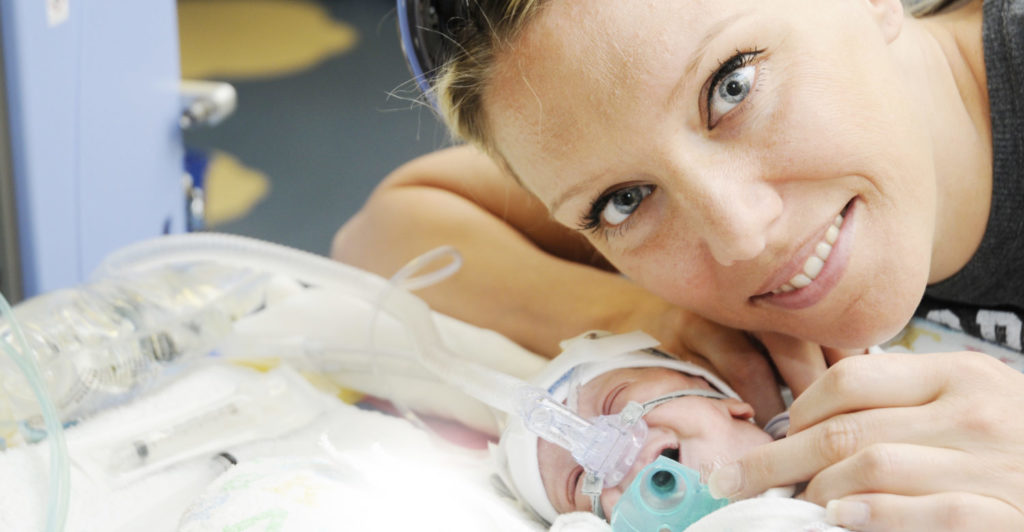 Baby Avery and Mom