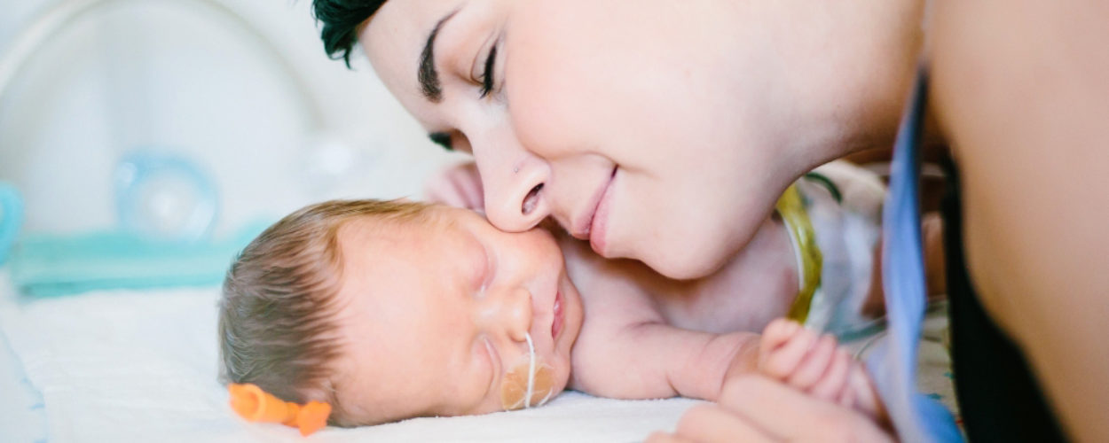 Baby Finnegan and mom Cheryl Stevenson, BC Women's Hospital