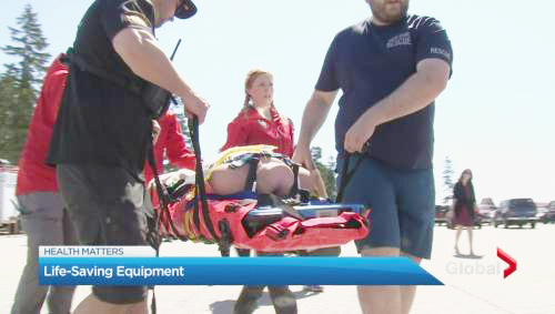 TB Vets-funded Defibrillator for North Shore Rescue