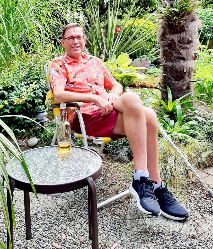 Respiratory Patient Keith of Victoria is now home from hospital